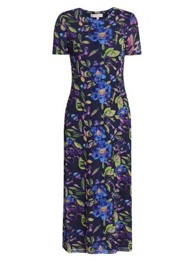 Ramy Brook Women's Kamila Painted Floral Midi-dress In Multi