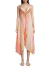 Ramy Brook Women's Kathryn Beaded Tie-dyed Cover-up Dress In Multi