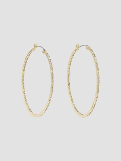 Ramy Brook Women's Khatia Goldtone & Glass Crystal Hoop Earrings