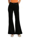 Ramy Brook Women's Kyle Velvet Flared Jeans In Black