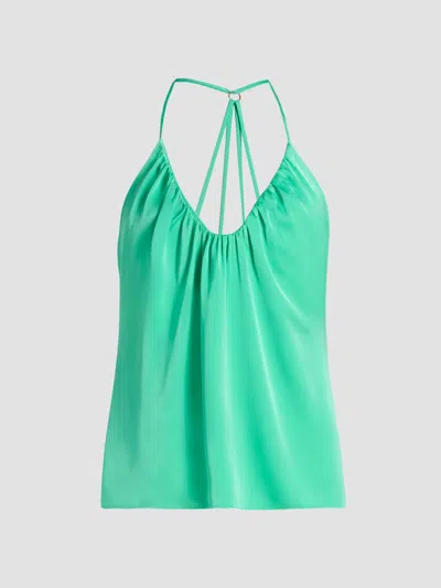 Ramy Brook Women's Lauren Halterneck Top In Green