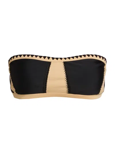 Ramy Brook Leanna Bandeau Bikini Top In Black