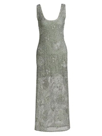 Ramy Brook Women's Liliana Knit Sleeveless Midi Dress In Gray
