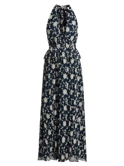 Ramy Brook Women's Lily Genevieve Floral Maxi Dress In Blue