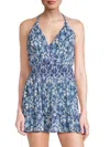 Ramy Brook Women's Liza Smocked Halter Minidress