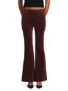 Ramy Brook Women's Lola Bootcut Pants In Cabernet Velvet