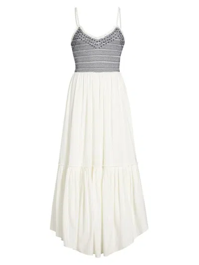 Ramy Brook Women's Lucia Cotton Maxi Dress In White