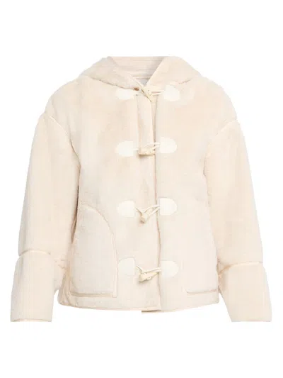 Ramy Brook Women's Lucy Faux-fur Hooded Jacket In Brown