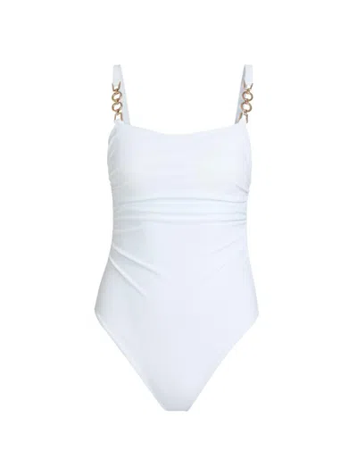 Ramy Brook Women's Maeve Chain One-piece Swimsuit In White