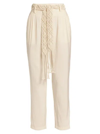 Ramy Brook Women's Marion Slim-fit Trousers In Rattan