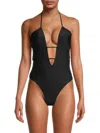 Ramy Brook Marta Strapless One Piece Swimsuit In Black