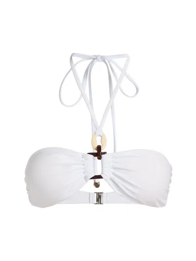 Ramy Brook Meredith Bikini Top In White