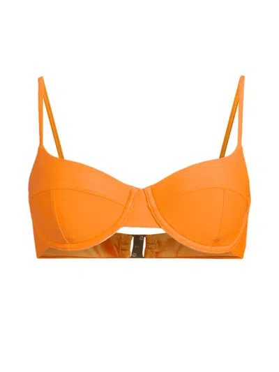 Ramy Brook Women's Mona Underwire Bikini Top In Apricot