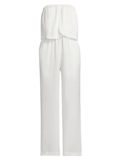Ramy Brook Women's Montse Strapless Jumpsuit In White