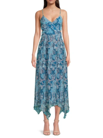 Ramy Brook Moor Dress In Blue