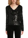 Ramy Brook Women's Nicole Sequined Top In Black