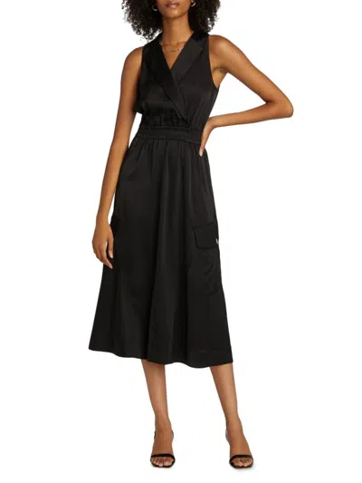 Ramy Brook Women's Nikia Sleeveless Midi-dress In Black