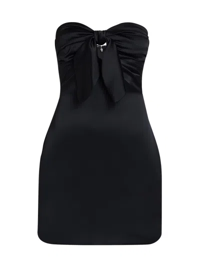 Ramy Brook Women's Orion Bow Minidress In Black