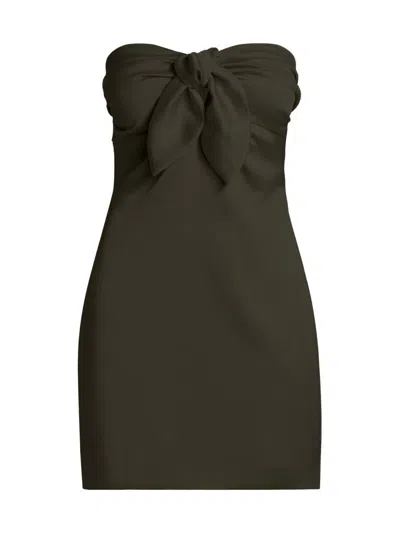 Ramy Brook Women's Orion Bow Minidress In Green