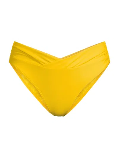 Ramy Brook Women's Penelope Bikini Bottom In Yellow