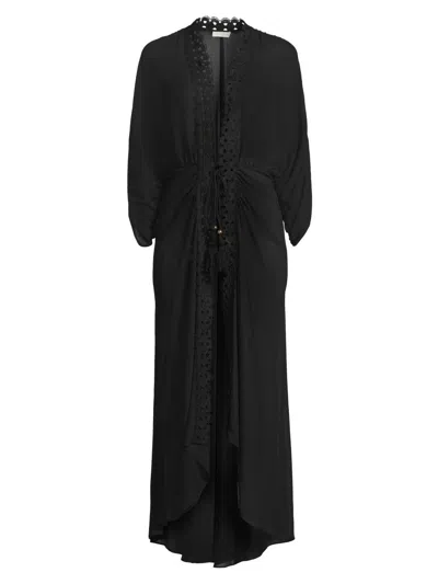 Ramy Brook Raelynn Coverup Maxi Dress In Black