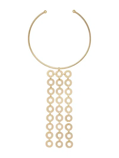 Ramy Brook Women's Ring Link Helen Goldtone Necklace In Red