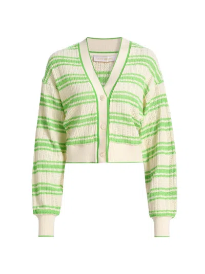 Ramy Brook Romy Cardigan In Green