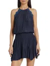 Ramy Brook Rowan Mini Dress In Spring Navy