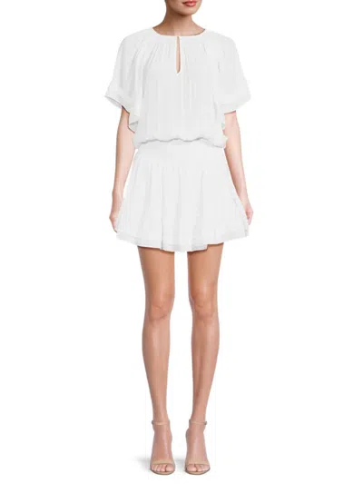 Ramy Brook Raina Mini Dress In White