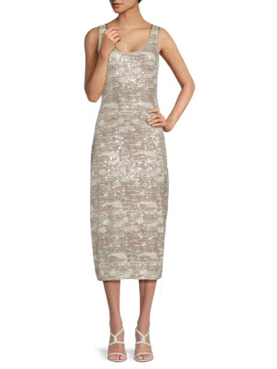 Ramy Brook Women's Sequin Tank Midi-dress In Multi