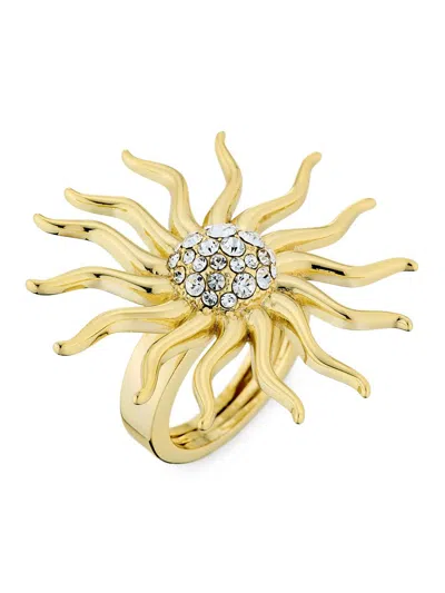 Ramy Brook Women's Serra Goldtone & Cubic Zirconia Sun Ring