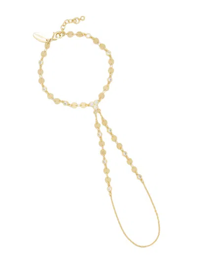 Ramy Brook Women's Sparkle Dot Mila Goldtone & Cubic Zirconia Ring & Bracelet In Orange