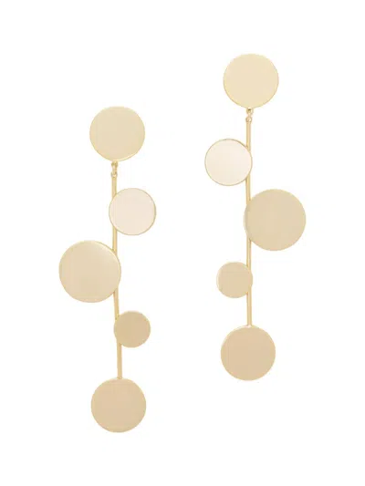 Ramy Brook Women's Sparkle Dot Tia Goldtone Drop Earrings In Metallic