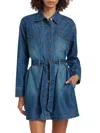 Ramy Brook Starling Denim Dress In Blue