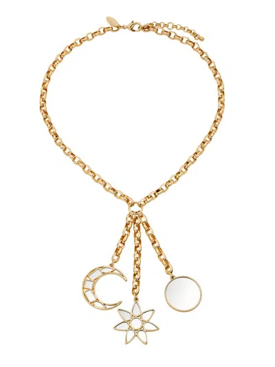 Ramy Brook Women's Starry Night Aurelius Goldtone & Glass Pendant Necklace In Metallic