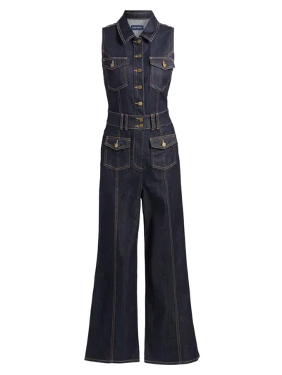 Ramy Brook Women's Stephania Denim Sleeveless Jumpsuit