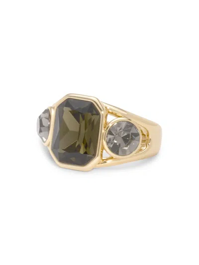Ramy Brook Women's Stone Jewelry Alanna Goldtone & Cubic Zirconia Ring