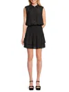 Ramy Brook Women's Tabitha Layered Mini Dress In Black