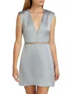 Ramy Brook Teigan Mini Dress In Gray