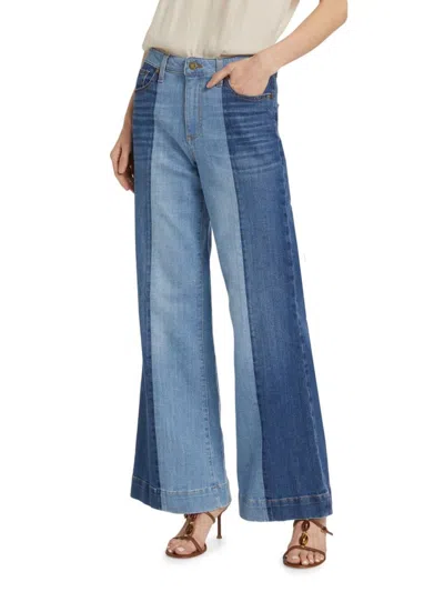 Ramy Brook Women's Vinnie Stretch Flared Jeans In Blue