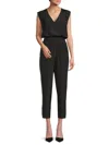 Ramy Brook Women's Weston Smocked Waist Cropped Jumpsuit In Black