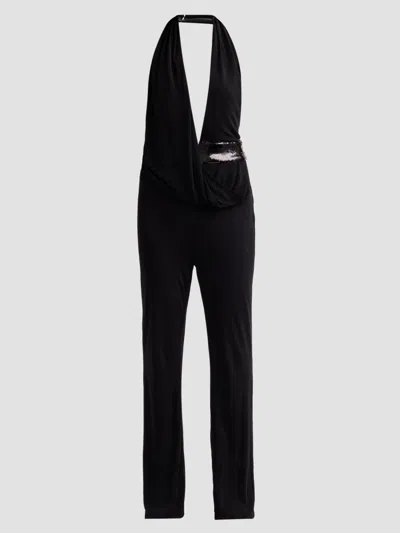 Ramy Brook Women's Whitney Halterneck Jumpsuit In Black