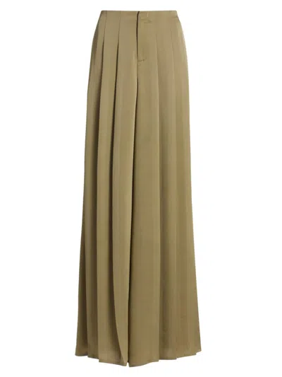 Ramy Brook Women's Yvette Pleated Pants In Green