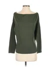 Ramy Brook Wool Pullover Sweater In Green