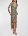Ramy Brook Wyatt Tartan Midi Dress In Dark Sage Tartan