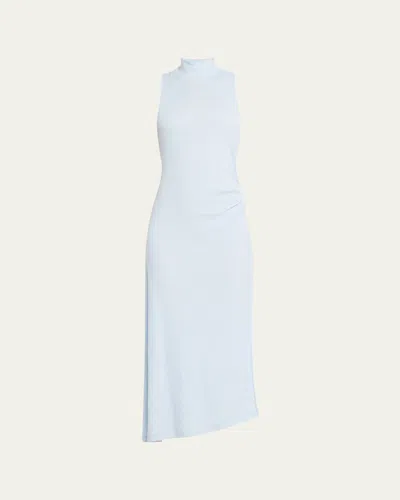 Ramy Brook Ximena Turtleneck Midi Dress In Dream Blue