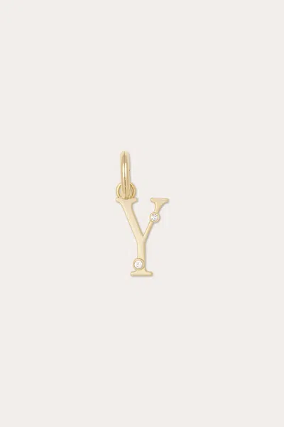 Ramy Brook Y Charm In Gold