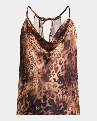 Ramy Brook Yohana Top In Leopard