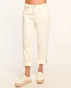 Ramy Brook Yuki Cuffed Boyfriend Jean In White