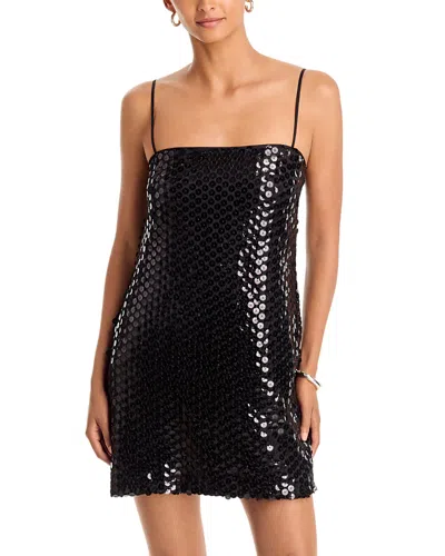 Ramy Brook Yvonne Embellished Mesh Dress In Black